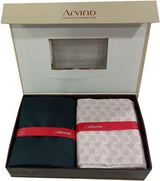 Arvind Cotton Blend Solid Shirt & Trouser Fabric