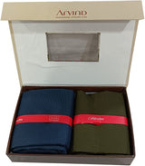 Arvind Cotton Blend Solid Shirt & Trouser Fabric