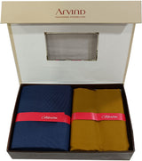 Arvind Cotton Blend Checkered Shirt & Trouser Fabric