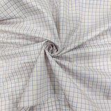 Mansfab Cotton Blend Checkered Shirt Fabric