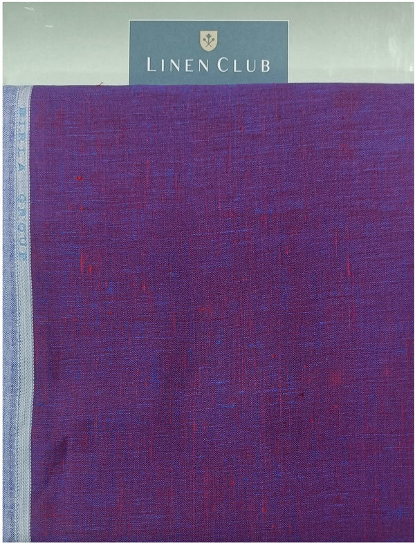 Linen Club Linen Solid Shirt Fabric