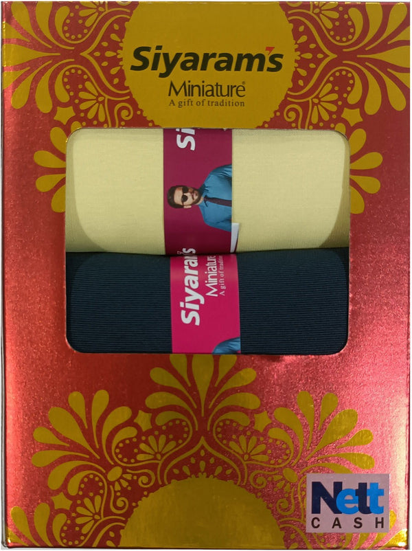 Siyaram"s Cotton Blend Solid Shirt & Trouser Fabric