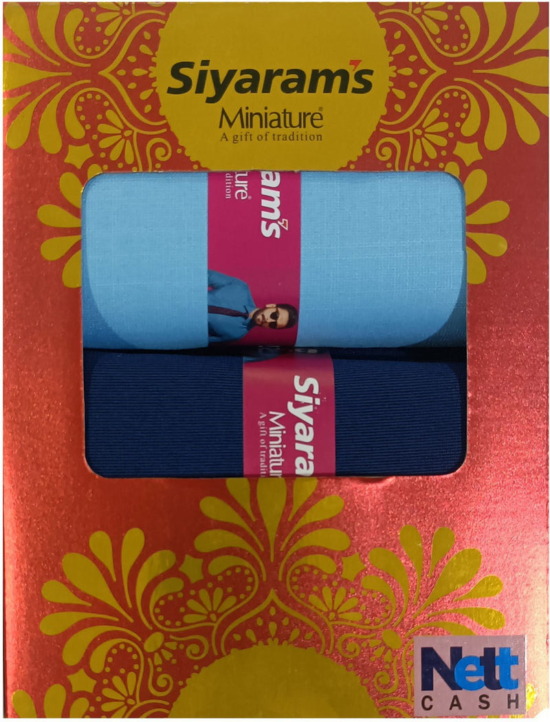 Siyaram"s Cotton Blend Solid Shirt & Trouser Fabric