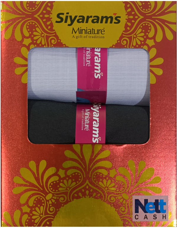 Siyaram"s Cotton Blend Solid Shirt & Trouser Fabric