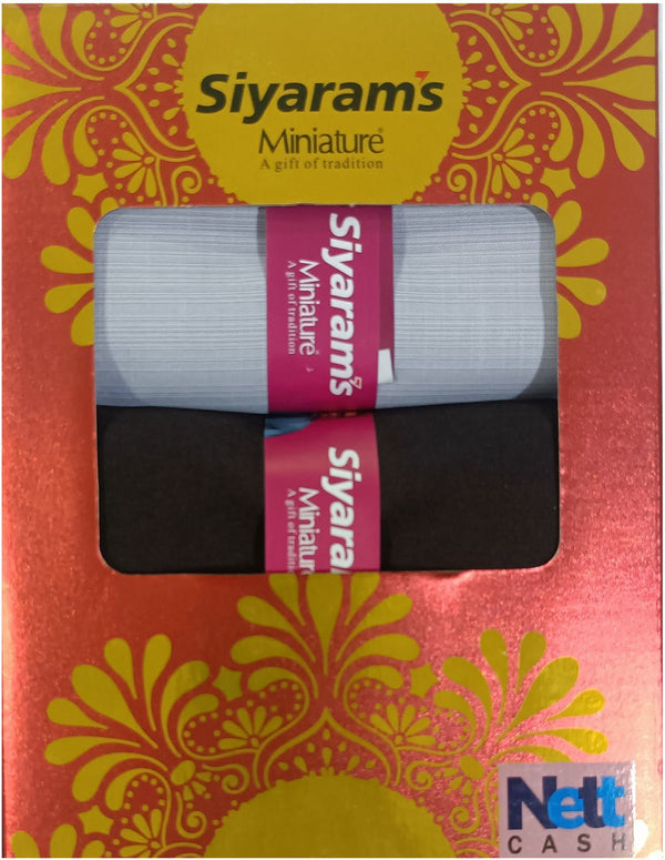 Siyaram"s Cotton Blend Solid Shirt & Trouser Fabric