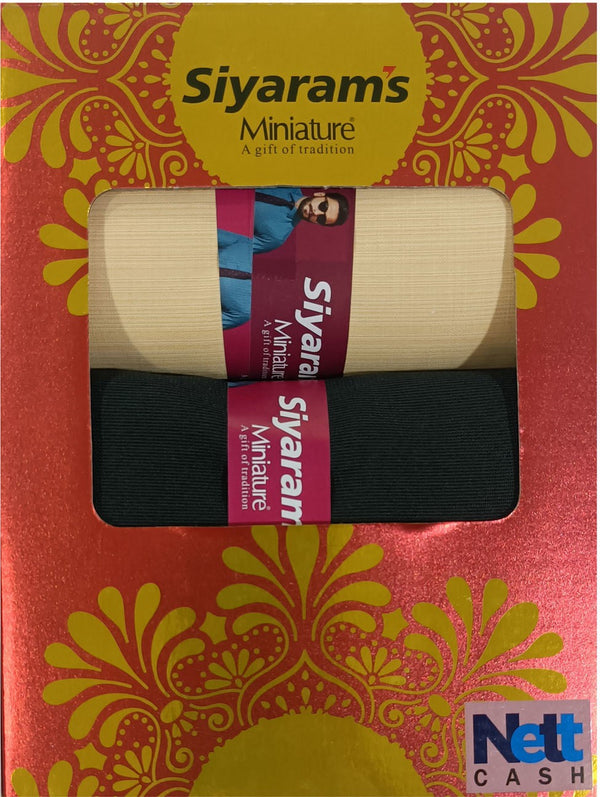 Siyaram"s Cotton Blend Solid Shirt & Trouser Fabric