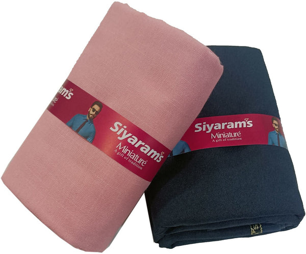 Siyaram"s Cotton Blend Solid Shirt & Trouser Fabric