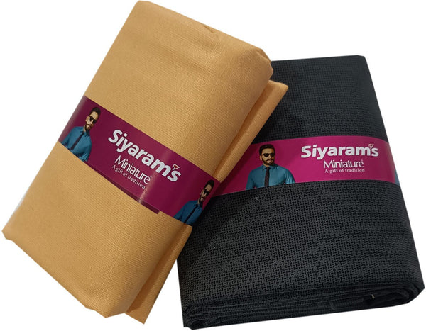 Siyaram"s Cotton Blend Printed Shirt & Trouser Fabric