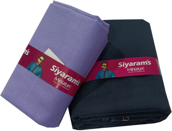 Siyaram"s Cotton Blend Printed Shirt & Trouser Fabric