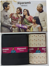 Siyaram"s Cotton Blend Printed Shirt & Trouser Fabric