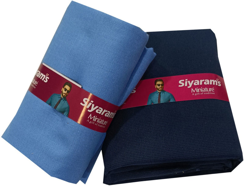 Siyaram"s Cotton Blend Printed Shirt & Trouser Fabric