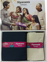 Siyaram"s Cotton Blend Printed Shirt & Trouser Fabric