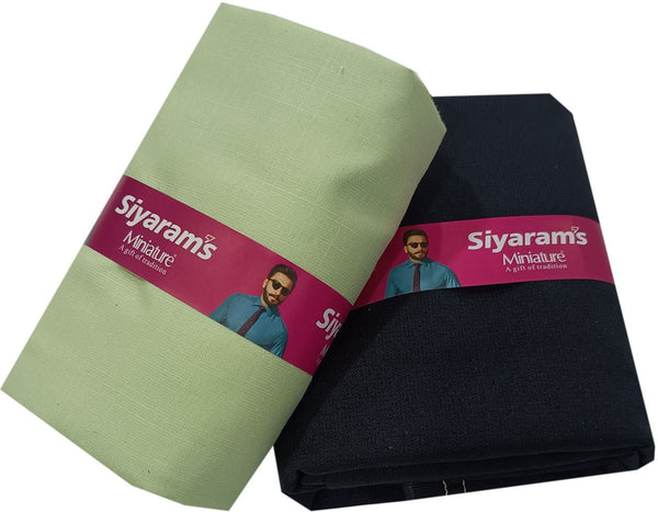 Siyaram"s Cotton Blend Printed Shirt & Trouser Fabric