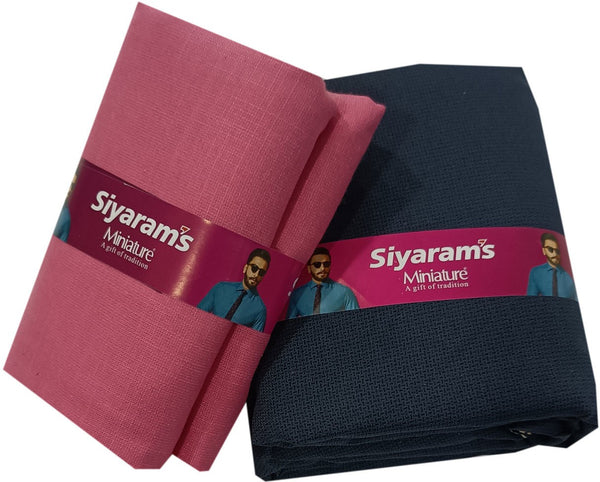 Siyaram"s Cotton Blend Printed Shirt & Trouser Fabric