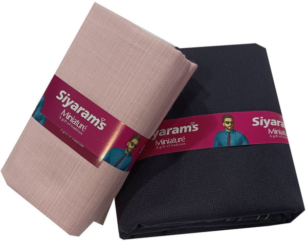 Siyaram"s Cotton Blend Printed Shirt & Trouser Fabric