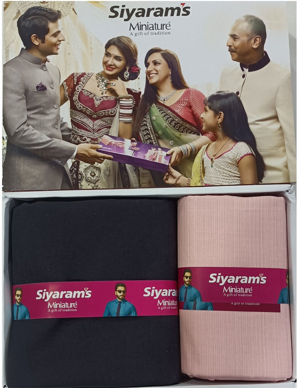 Siyaram"s Cotton Blend Printed Shirt & Trouser Fabric