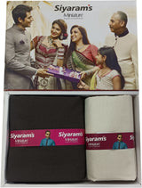 Siyaram"s Cotton Blend Printed Shirt & Trouser Fabric