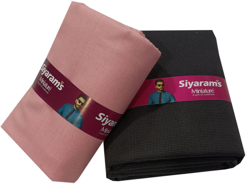 Siyaram"s Cotton Blend Printed Shirt & Trouser Fabric