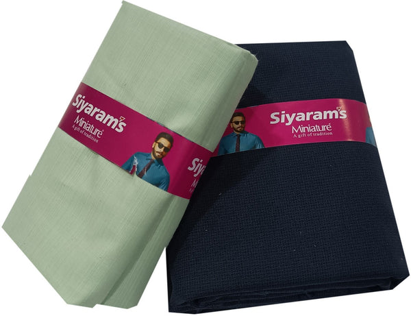 Siyaram"s Cotton Blend Printed Shirt & Trouser Fabric