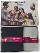 Siyaram"s Cotton Blend Printed Shirt & Trouser Fabric