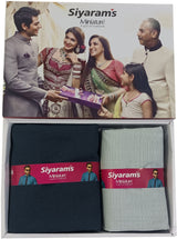 Siyaram"s Cotton Blend Printed Shirt & Trouser Fabric