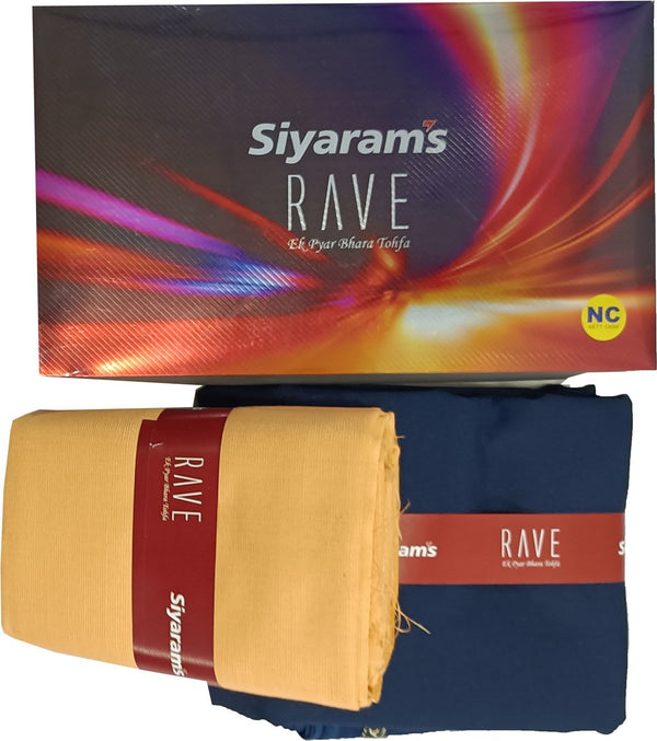 Siyaram"s Cotton Blend Solid Shirt & Trouser Fabric