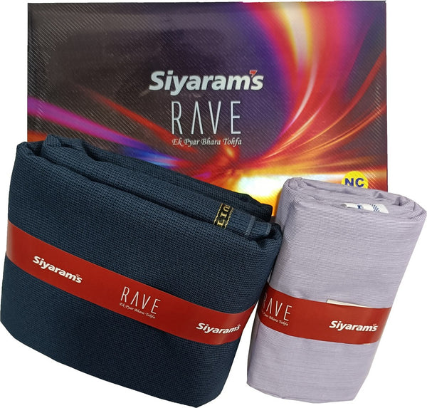 Siyaram"s Cotton Blend Solid Shirt & Trouser Fabric