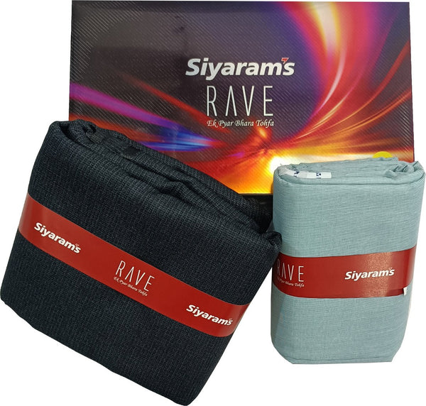 Siyaram"s Cotton Blend Solid Shirt & Trouser Fabric