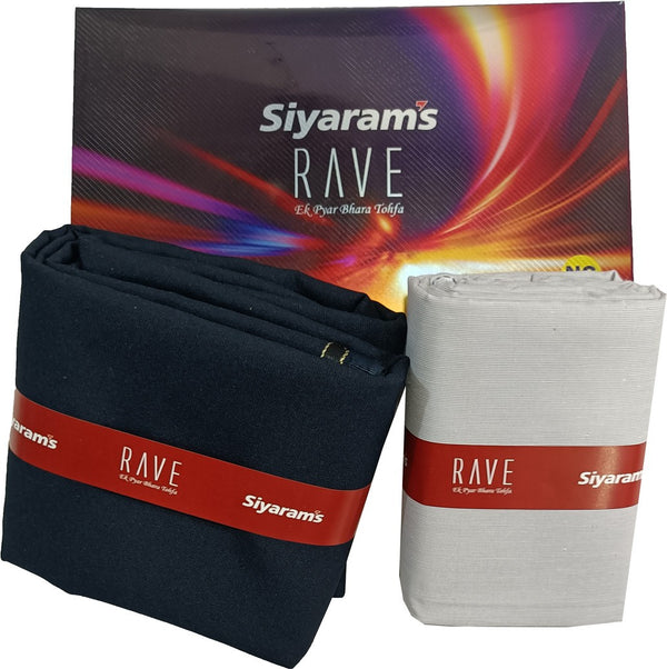 Siyaram"s Cotton Blend Solid Shirt & Trouser Fabric