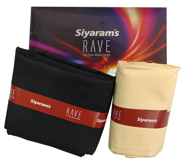 Siyaram"s Cotton Blend Solid Shirt & Trouser Fabric