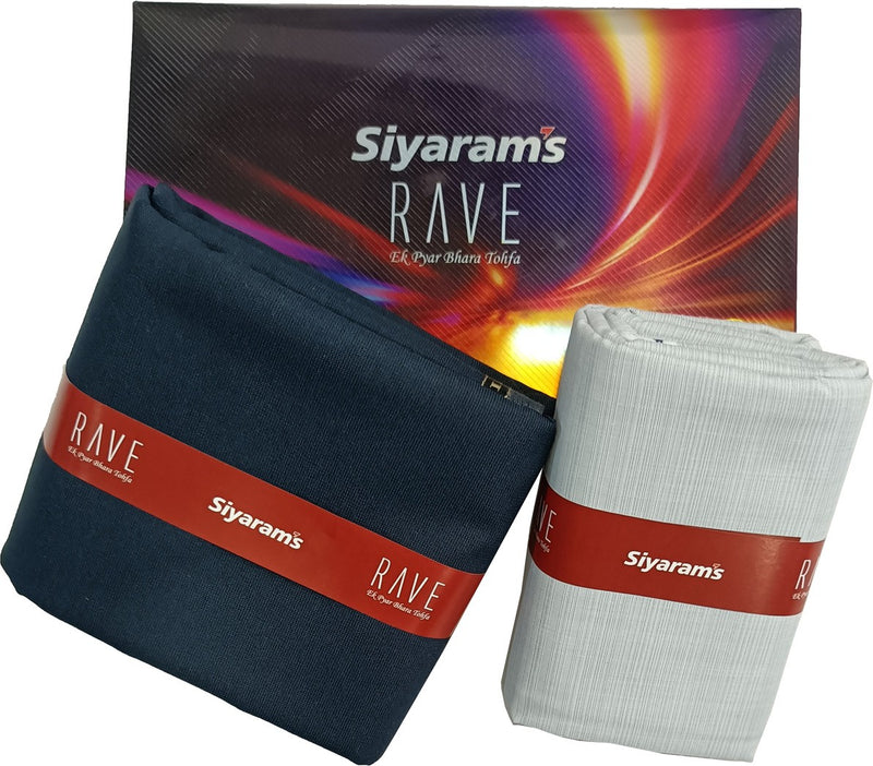 Siyaram"s Cotton Blend Solid Shirt & Trouser Fabric