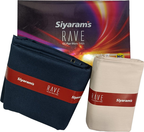 Siyaram"s Cotton Blend Solid Shirt & Trouser Fabric