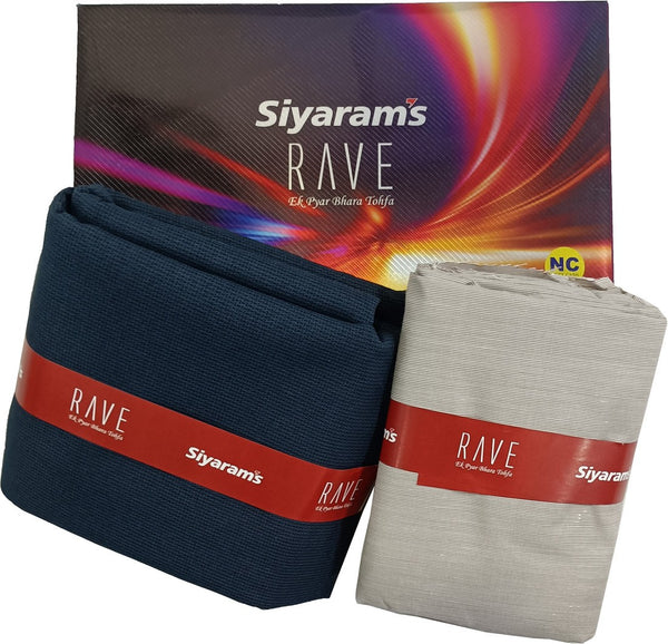 Siyaram"s Cotton Blend Solid Shirt & Trouser Fabric