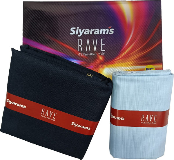 Siyaram"s Cotton Blend Solid Shirt & Trouser Fabric