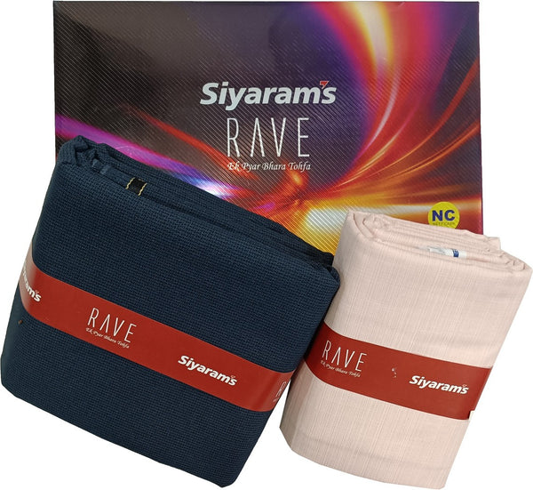 Siyaram"s Cotton Blend Solid Shirt & Trouser Fabric