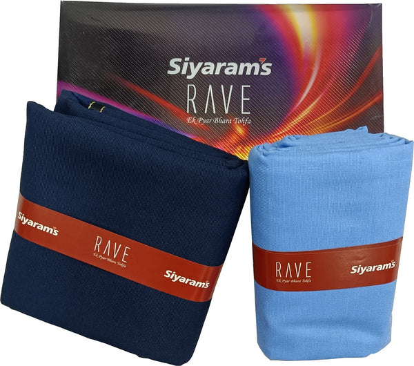 Siyaram"s Cotton Blend Solid Shirt & Trouser Fabric