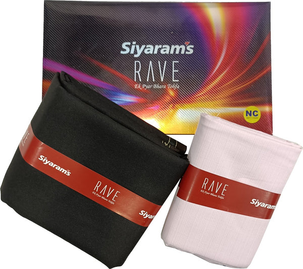 Siyaram"s Cotton Blend Solid Shirt & Trouser Fabric