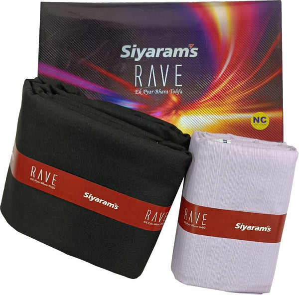 Siyaram"s Cotton Blend Solid Shirt & Trouser Fabric