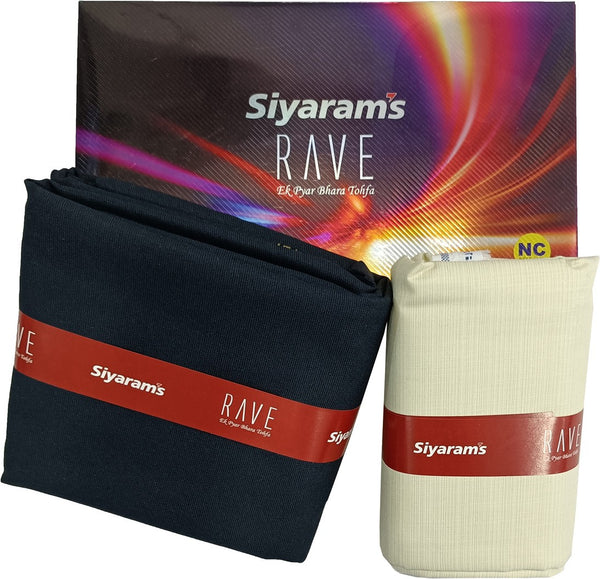 Siyaram"s Cotton Blend Solid Shirt & Trouser Fabric