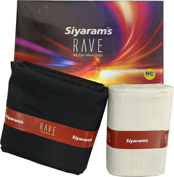 Siyaram"s Cotton Blend Solid Shirt & Trouser Fabric