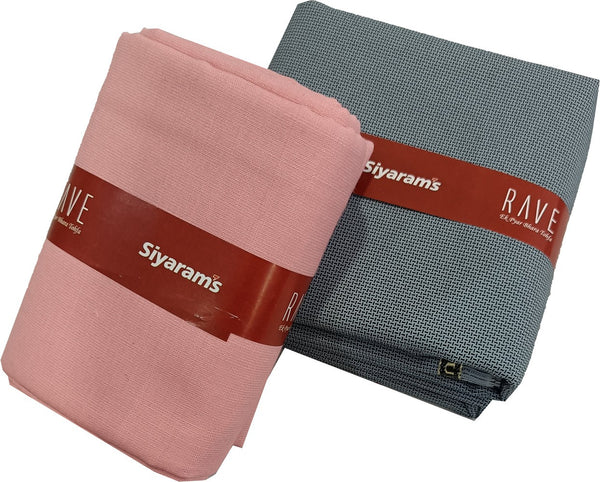 Siyaram"s Cotton Blend Solid Shirt & Trouser Fabric