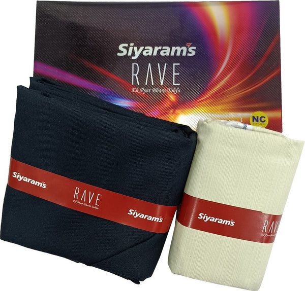 Siyaram"s Cotton Blend Solid Shirt & Trouser Fabric