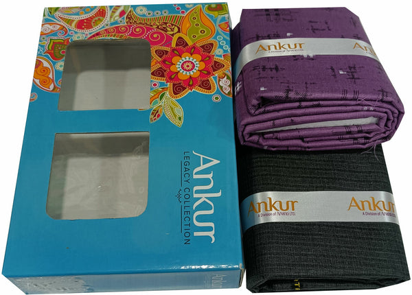 Arvind Cotton Blend Printed Shirt & Trouser Fabric