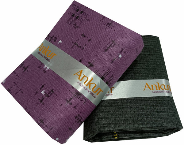 Arvind Cotton Blend Printed Shirt & Trouser Fabric