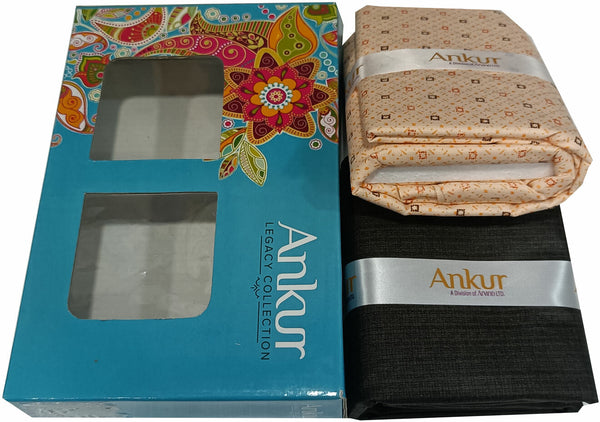 Arvind Cotton Blend Printed Shirt & Trouser Fabric