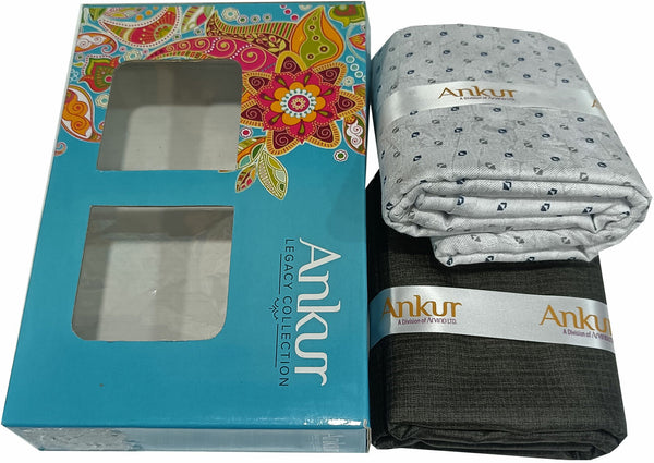 Arvind Cotton Blend Printed Shirt & Trouser Fabric