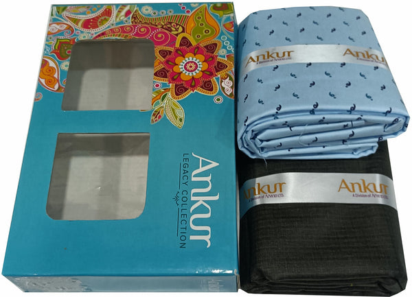 Arvind Cotton Blend Printed Shirt & Trouser Fabric