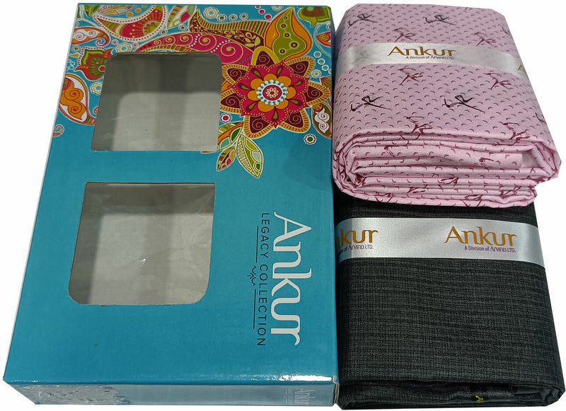 Arvind Cotton Blend Printed Shirt & Trouser Fabric