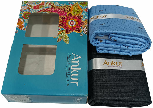 Arvind Cotton Blend Printed Shirt & Trouser Fabric