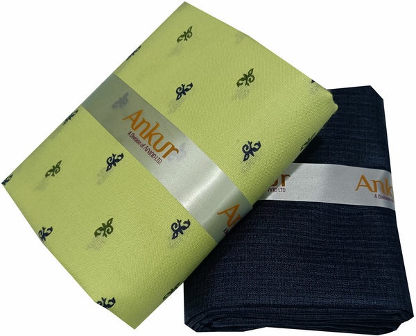 Arvind Cotton Blend Printed Shirt & Trouser Fabric